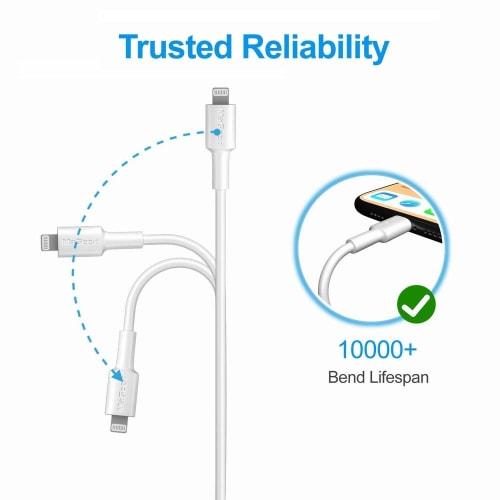 USB C to Lightning Cable 3.0m, Set of 2 Apple MFi Certified 3.0m Ultra Long iPhone PD Rapid Charger iPhone 14/14 Pro Max/13/12/11/X/XS/XR/XS/8 Plus, i
