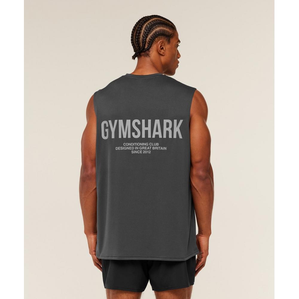 Gymshark Танк для тренировок Conditioning Club Gs Ониксовый серый Gs Дымчато-серый A2b4u Gd02