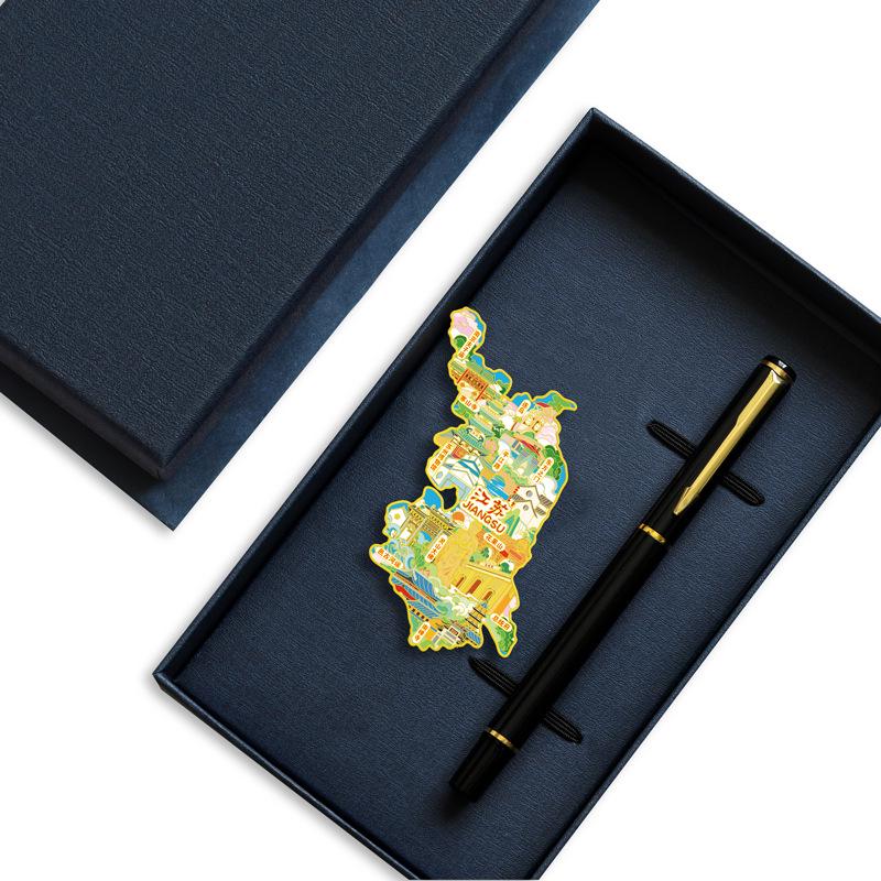 Сувенир из Цзянсу USB: Сучжоуский музей, улица Пинцзян, Храм Конфуция, гора Хуаго, металлический магнит на холодильник