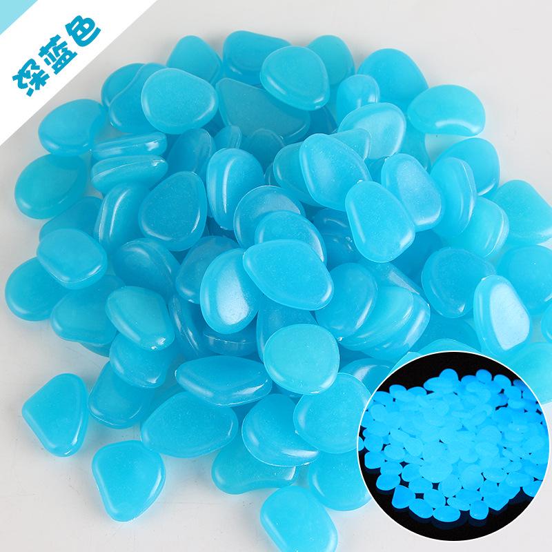 Luminous Garden Fish Tank Pebbles: Fluorescent Artificial Stone
