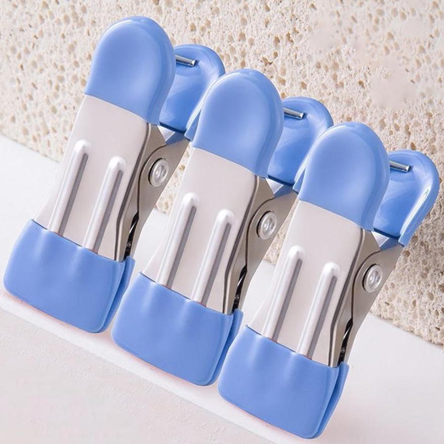 10 шт./компл. прочные многофункциональные мини-прищепки с двумя головками, зажимы для сушки, креативные нескользящие зажимы для маленьких пакетов с едой