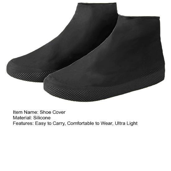1 пара защитной обуви, сверхлегкие, прочные и удобные модные силиконовые водонепроницаемые бахилы, уличные дождевые сапоги