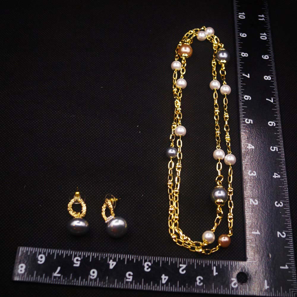 Zhuerrui Beautiful Luxury Gold Jewelry Sets Favors Bead Sweater Chain Jewelry Set High-end Wedding Birthday Gifts HV2301325