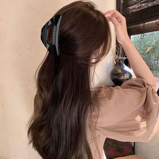 Женская заколка для волос с нескользящими зубцами, не ломающаяся, среднего размера, декоративный инструмент для укладки волос, аксессуар для густых волос