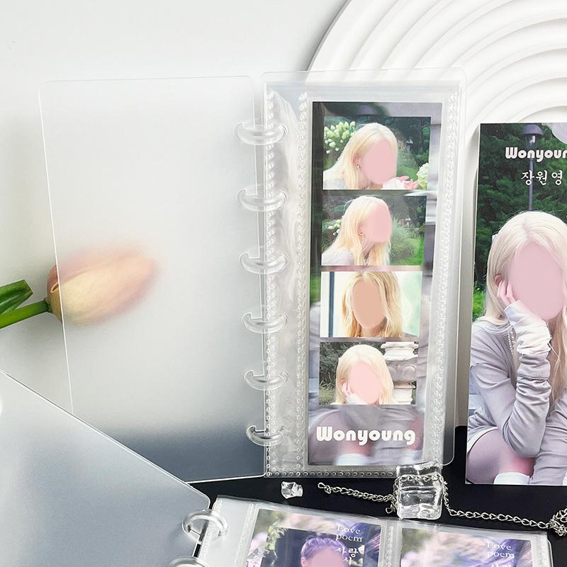 Съемка фотоальбома для коллекции карт Idol, держатель для фотокарточек, мини-книга для коллекционирования фильмов, альбом Life Four Cut, подарок