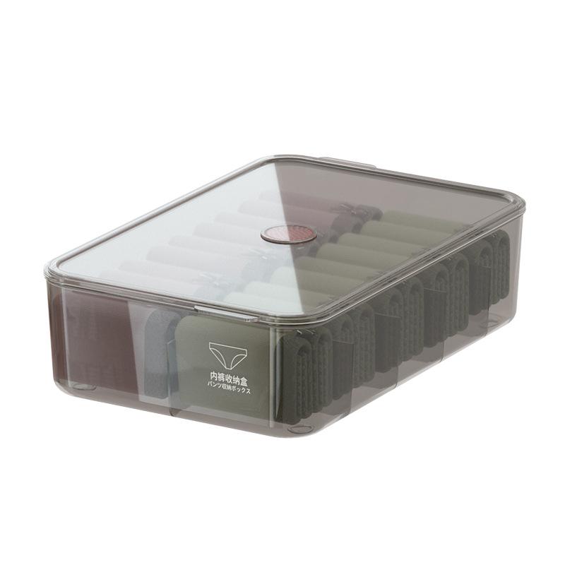 3-in-1 Organizer Box for Underwear, Panties, and Socks - Wardrobe & Dorm Storage Solution