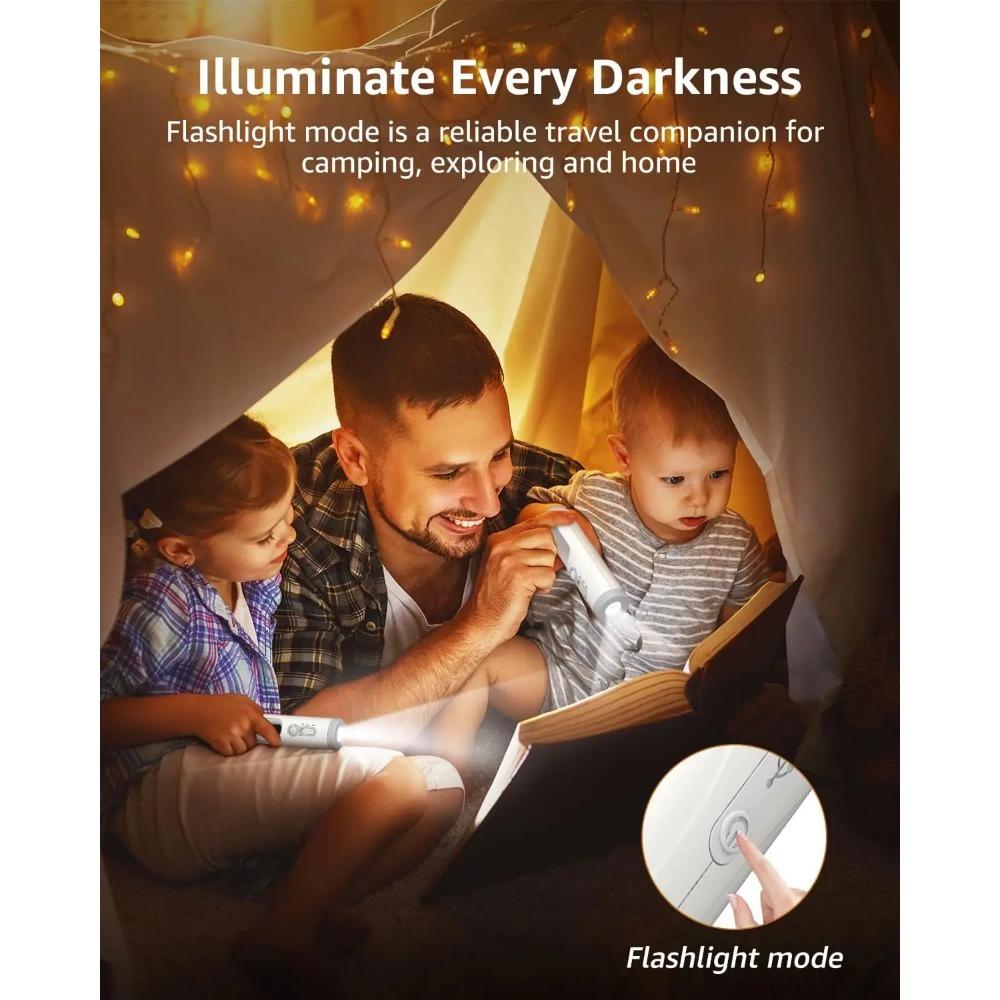 1 шт. светодиодный ночник с датчиком движения 2 в 1 портативный фонарик с датчиком заката и рассвета для спальни, ванной комнаты, чтения, кемпинга