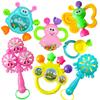 Newborn Set Rattle Baby Early Education Handbell Fancy Musical Toys 7pcs