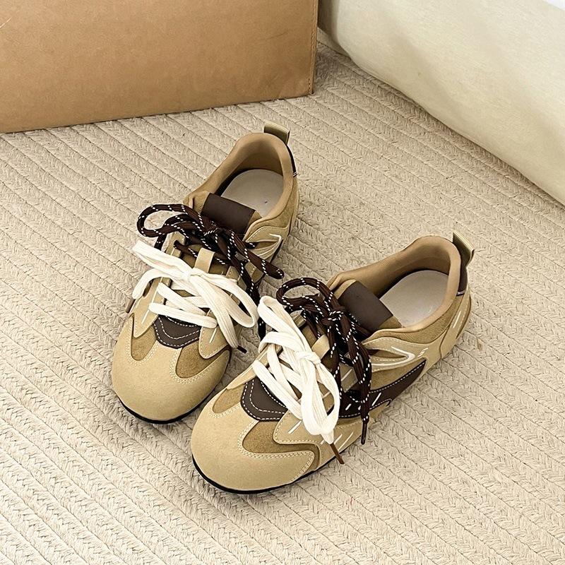 В этом году популярно носить ретро кроссовки для моральной подготовки с внутренней платформой, увеличивающей рост, для женской осенней новой универсальной платформы, повседневные спортивные Forrest G