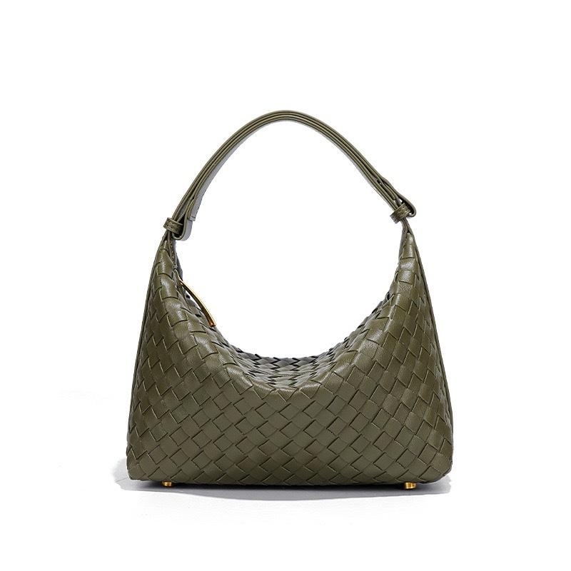 New trendy cross-border women's handbag, purely hand-woven, stylish and textured, versatile shoulder and underarm bag for commuting