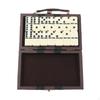 Double Six Dominoes Set Classic Board Game 28 In Portable Case Fun and Engaging Table