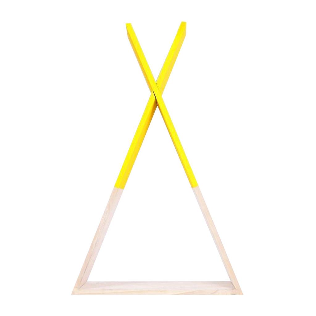 Детская деревянная настенная полка Треугольная полка для хранения Книжная полка Гостиная и домашний декор