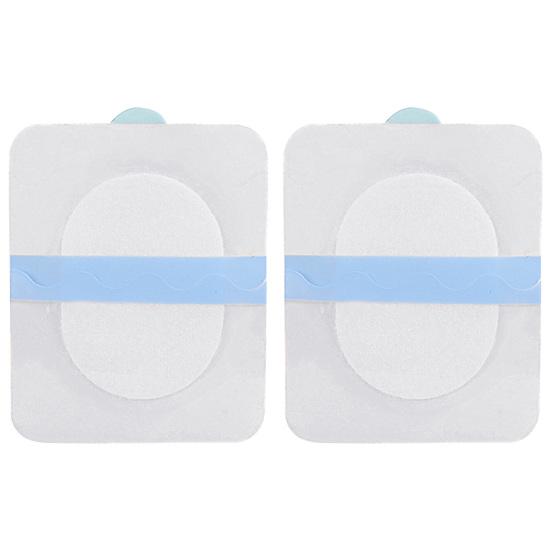 Sweat Protector Pad 2Pcs Underarm Pads for Men Women, Self-Adhesive Armpit Guard Perspiration Absorber Cotton Pad, Invisible Anti-Perspiration