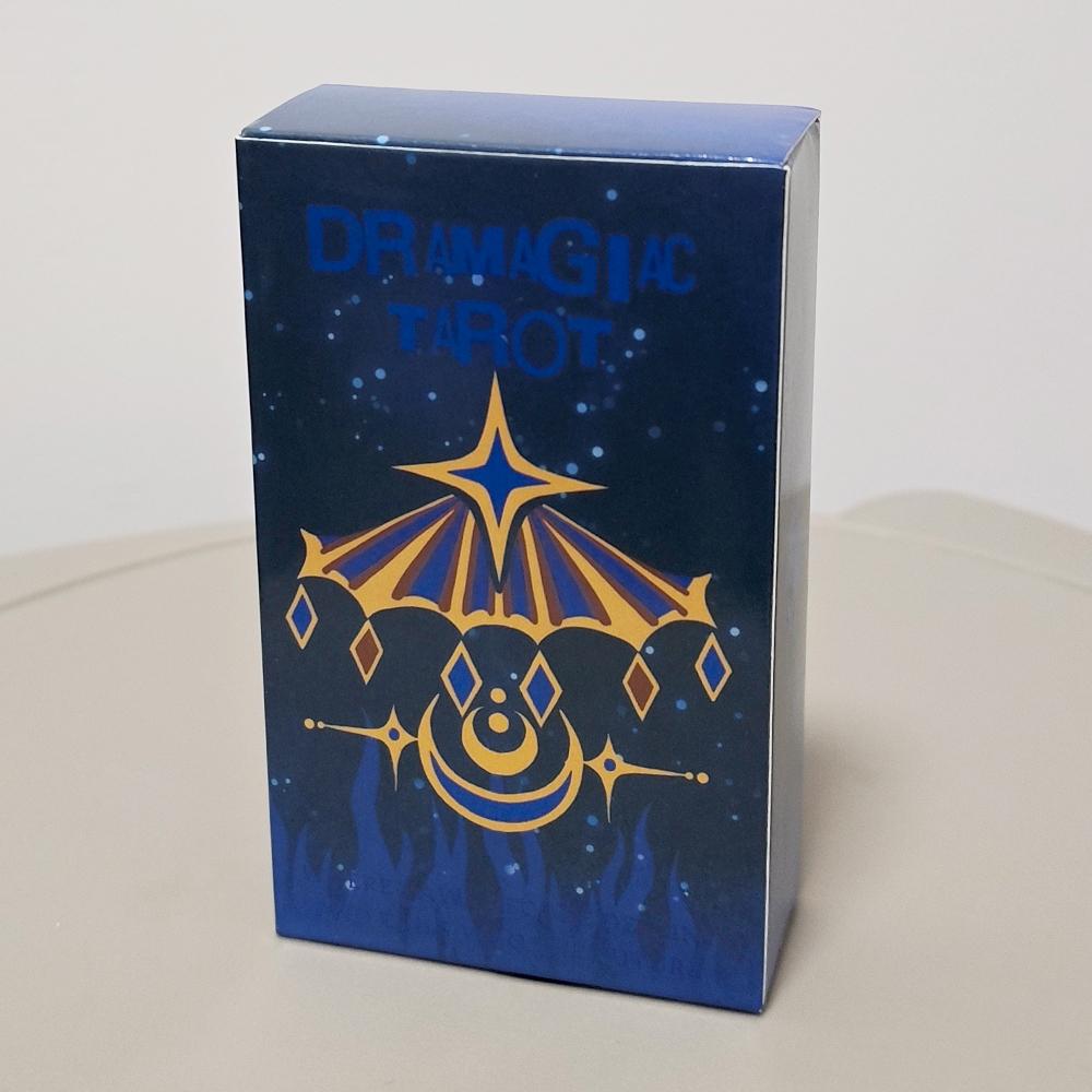 Колода Таро Dramagiac 10,3*6 см 78 карт стиль Райдера Уэйта Синее издание Ведьмовской подарок
