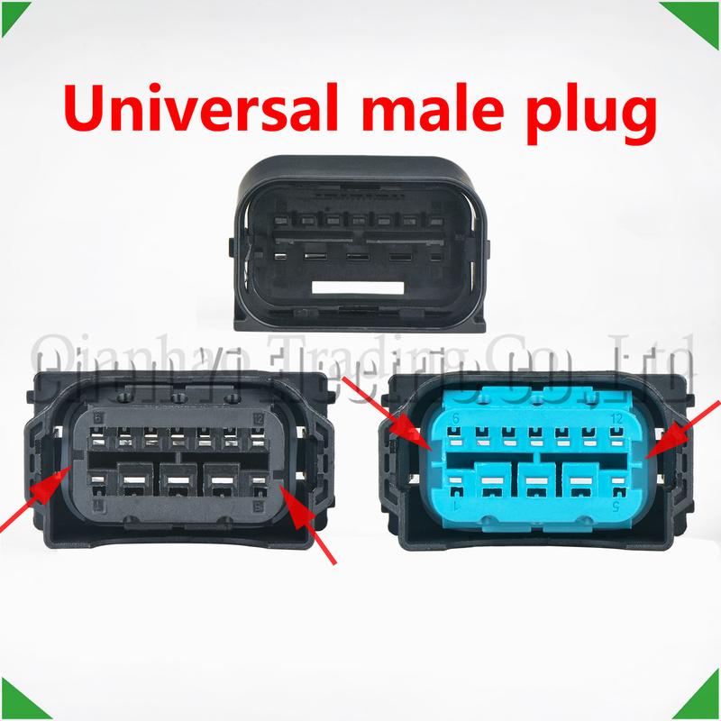 12 Pin Automotive Connectors Wire harness Plug For Car headlight 1-1452335-9 1-1452337-1 1-1452335-1 6931864-04 6931864