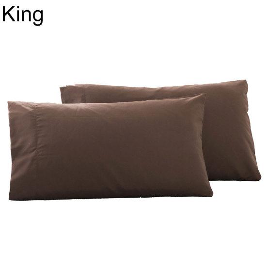 2 шт. однотонный чехол для подушки King Queen для дома, спальни, кровати
