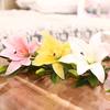 1 Pc 3 Heads Sweet Artificial Flower Fake Lily Floral Home Wedding Party Decor