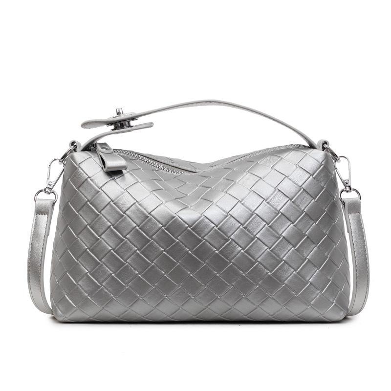 Нишевый дизайн, ручная вязка, сумка-пельмень, портативная сумка-подушка, женская новая сумка через плечо