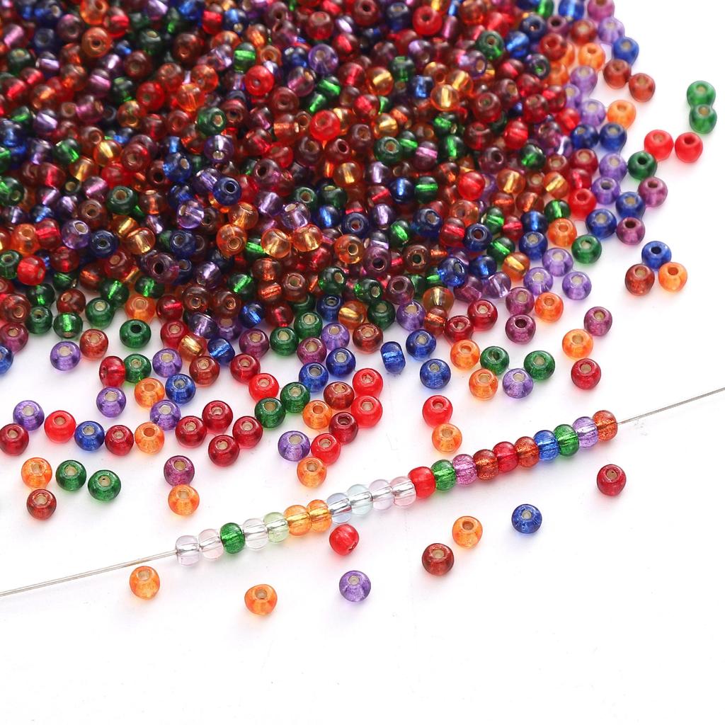 300Pcs Domestic High-Quality Glass Seed Beads Lnterval Scattered Beads For DIY Bracelets Necklaces Jewelry Making