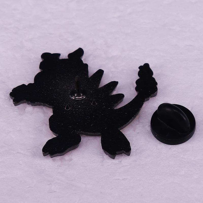 Magmar Anime Lapel Pins Backpack Jeans Enamel Brooch Fashion Jewelry Gifts Games Elf Fiery Dragon Cartoon Badges