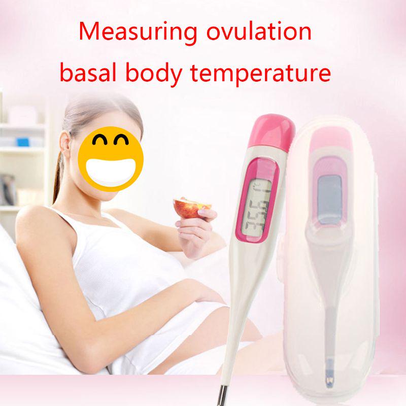 Female Ovulation Digital Thermometer LCD Basal Measuring Temperature Measurement Easy Read