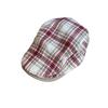 Retro Style Cotton Linen Newsboy Cap With Sun Shield For Spring And Autumn Use