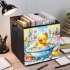 A Bathing Duck 5D Diamond Painting Storage Basket Full Round Drill Mosaic Diamond Embroidery Cross Stitch Kits Home Decor Home Decor