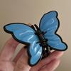 Hair Claw Stable Gripping Thick Spring Anti-Slip Tooth Comb Hair Clip Butterflies Shape