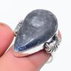 Natural Sapphire(Simulated) 925 Sterling Silver Jewelry Ring Size 7 s9Y34