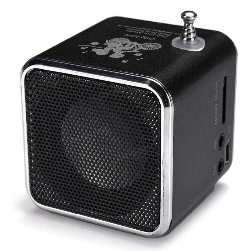 Портативная мини Bluetooth-колонка TD-V26 с экраном, FM-радио, MP3-плеером, поддержка TF-карты, для ноутбука, телефона