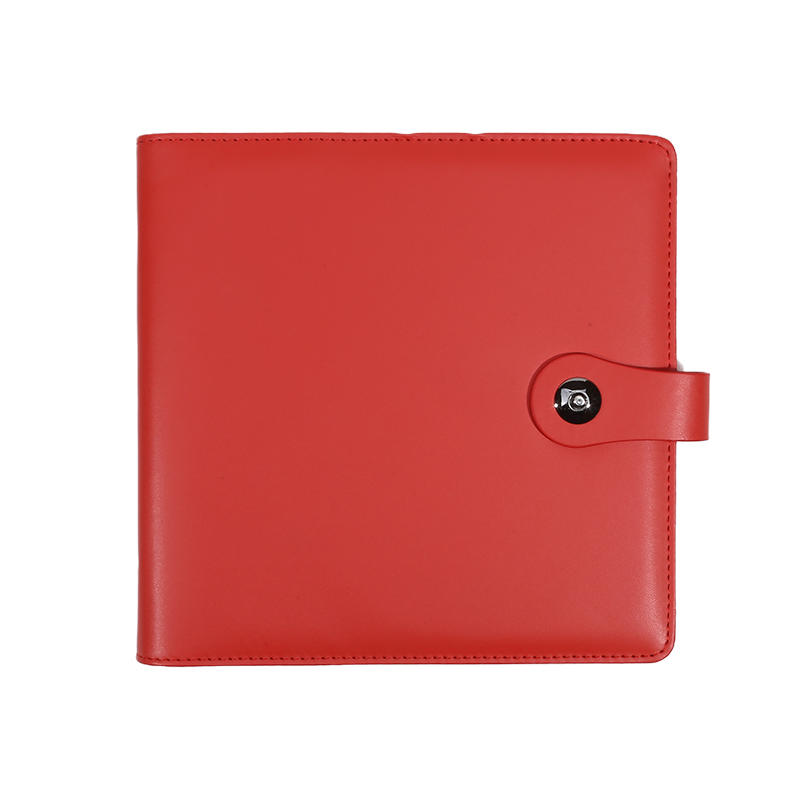 Кожаный альбом для хранения учебных денег с застежкой-кнопкой, портативные держатели денег, блокнот для отслеживания бюджета