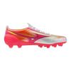 Mizuno Футбольные бутсы ALPHA 3 ELITE для твердого покрытия Ультралегкие Мужские Женские Белый/Розовый 26,0 см 2E