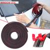 4M Car Window Seal Rubber Strip Roof Windshield Edge Sticker Trim Moulding Sealing Protector Noise Insulation Sticker For BMW VW