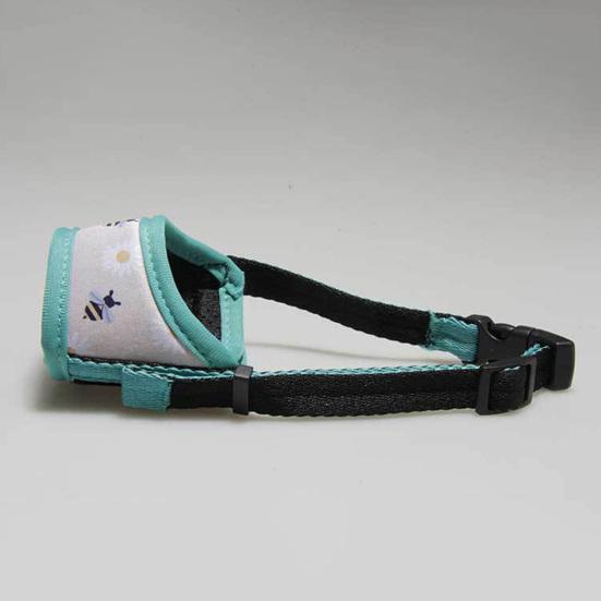 Намордник для собаки с принтом, дышащие мягкие намордники для щенков, антилай, крышка для рта, домашнее животное