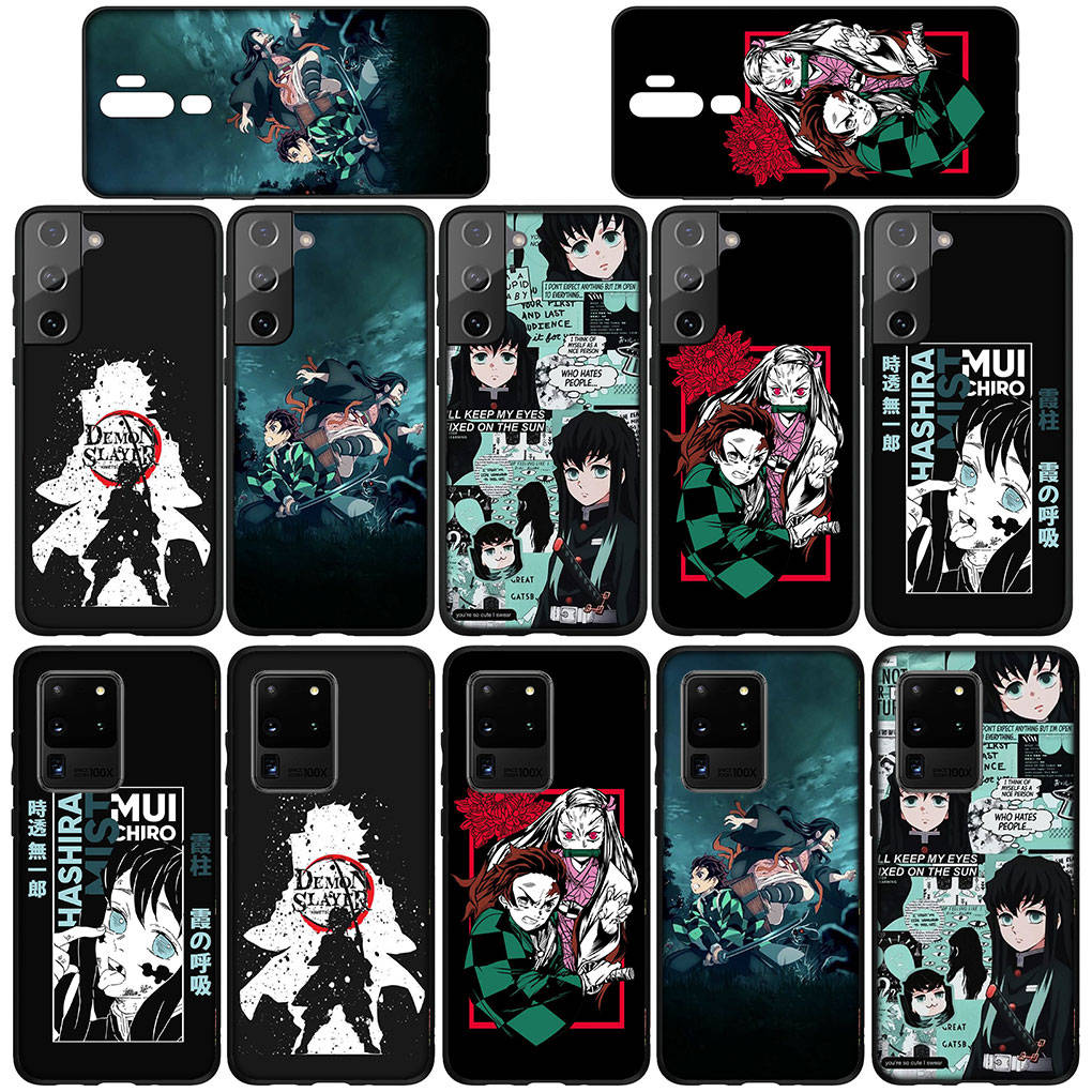 Case for Samsung Galaxy S25 S24 S23 iPhone 16 15 Xiaomi Redmi Note 14 13 12 16E X 11 Pro Max Moto Huawei Muichiro Tokito Nezuko Demon Slayer Tanjirou