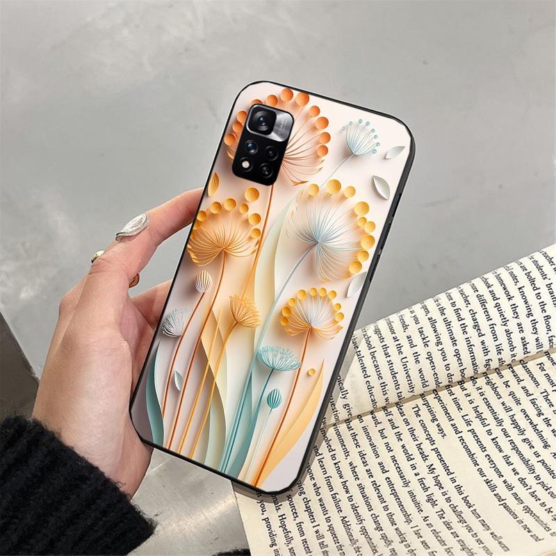 Чехол для телефона с цветком одуванчика для Xiaomi Redmi note 13 12 Pro 11S 11 10 Pro 10S 12S Redmi 10 13C 9C
