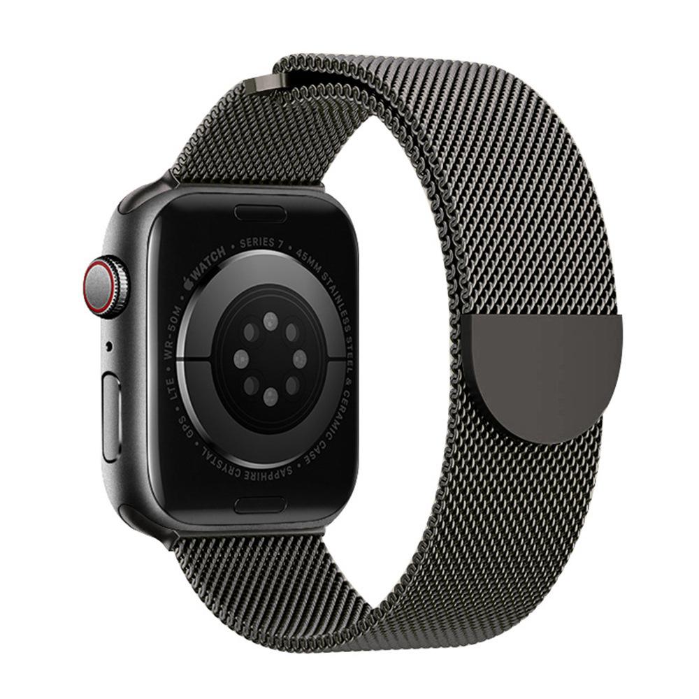 Metal bracelet for Apple Watch 38/40/41/Series11 10 42mm, adjustable magnetic clasp