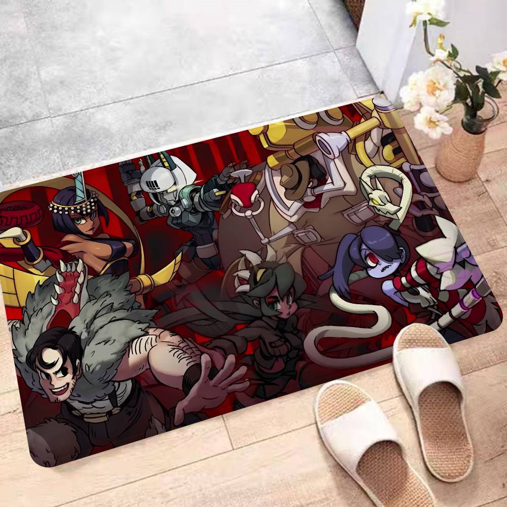 Коврик для комнаты S-Skullgirls для файтингов, дешевый, противоскользящий, современный для гостиной, балкона, с принтом, приветственный коврик