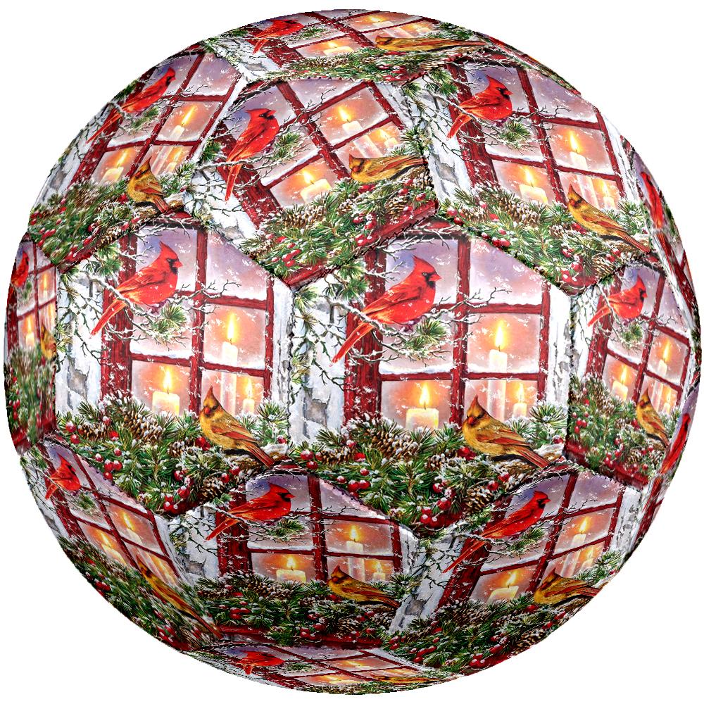 Christmas Theme Size 5 Soccer Ball, Suitable for Both Indoor and Outdoor Matches, a Gift Suitable for Everyone.