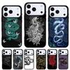 Чехол для телефона с рисунком змеи для iPhone 17 Air 16e 15 14 13 Pro Max Задняя крышка для 12 11 Pro Coque