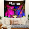 Personalized Poppy Playtime Background Tapestry,Custom Name Birthday Party,Multifunctional Wall Decoration for Home Decor,Various Occasions