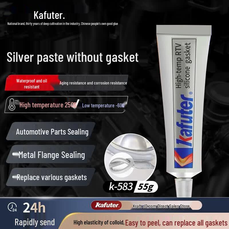 Kafuter K-583 Высокотемпературный серебристый герметик