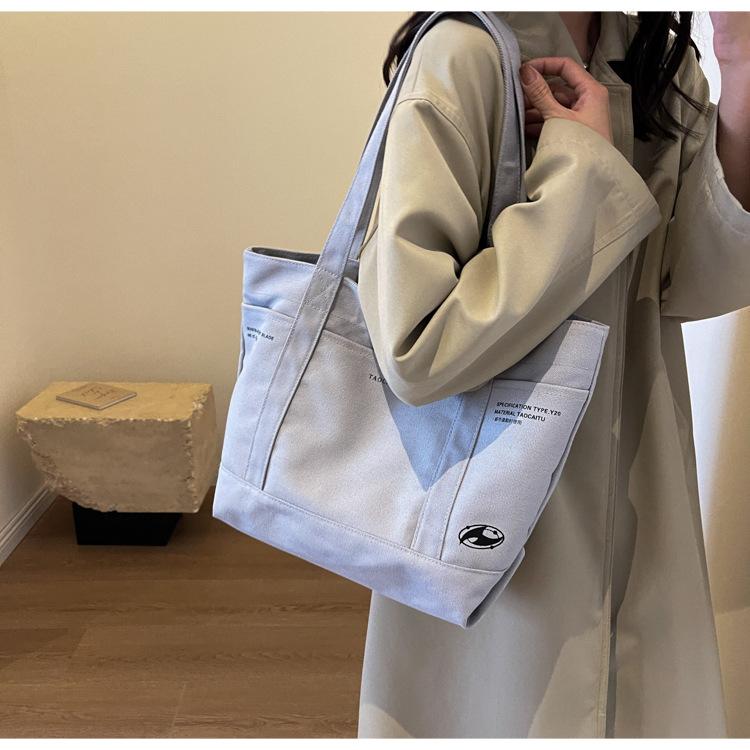 Холщовая сумка Женская сумка через плечо Большая сумка