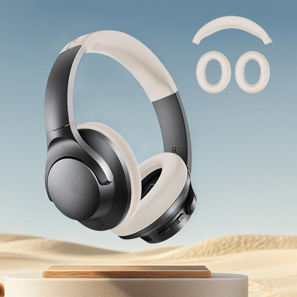 Для Anker Soundcore Life Q20i Силиконовые амбушюры Подушечка оголовья Застежка-молния Защитный чехол Водонепроницаемое оголовье Чехол для амбушюр