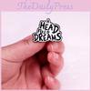 Stylish Coldplay Music Album Dream Overload Brooch Badge Fan Gift In Black