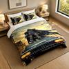 3Pcs Bedding SetJeepers Creepers The Creeper Soft Bed Sheet and Two Pillowcases Home Bedroom Decor