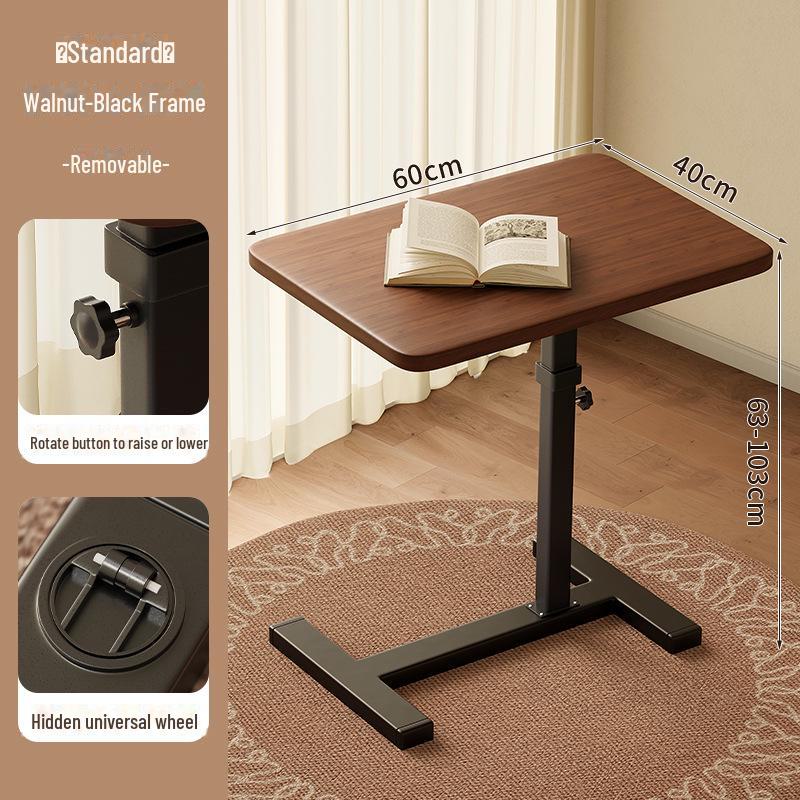 Foldable Mobile Desk: Bedside, Sofa, or Study Table for Living Room or Bedroom.