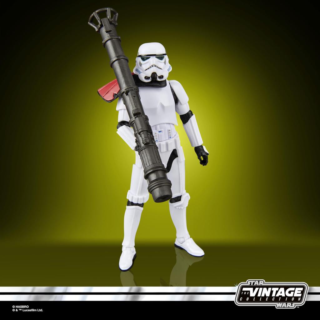 Hasbro Коллекция Звездные Войны Винтаж Штурмовик с Ракетной Установкой, Звездные Войны Джедай: Фигурка коллекционная 'Выживший' Премиум 9.5 см G0917, Оригинальная