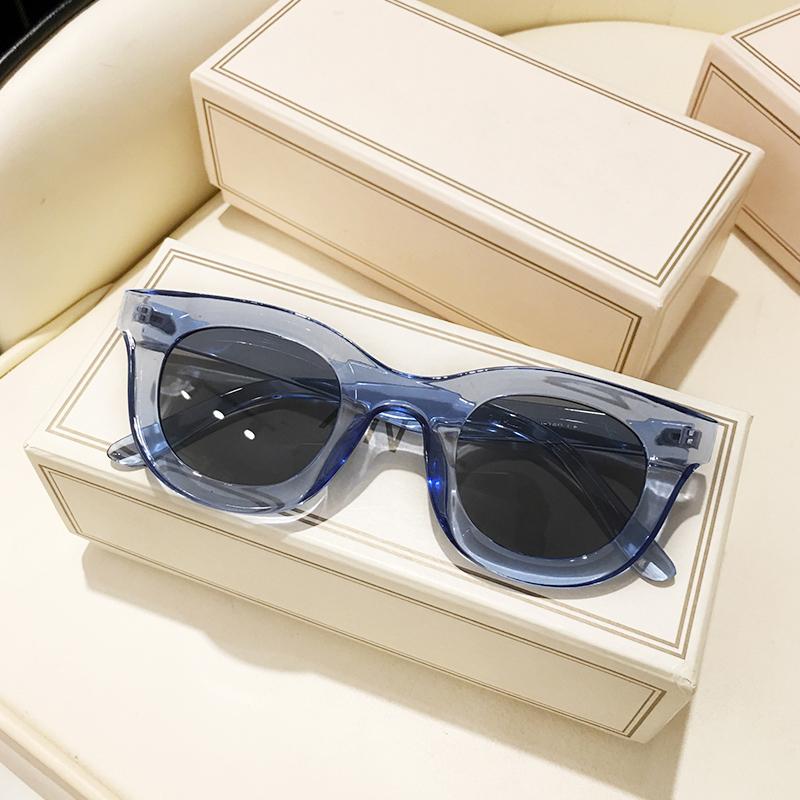 Trendy Square Sunglasses Women  Brand Designer Decor Acrylic Vintage 90S Men Rectangle Sun Glasses Yellow Shade Female Uv400