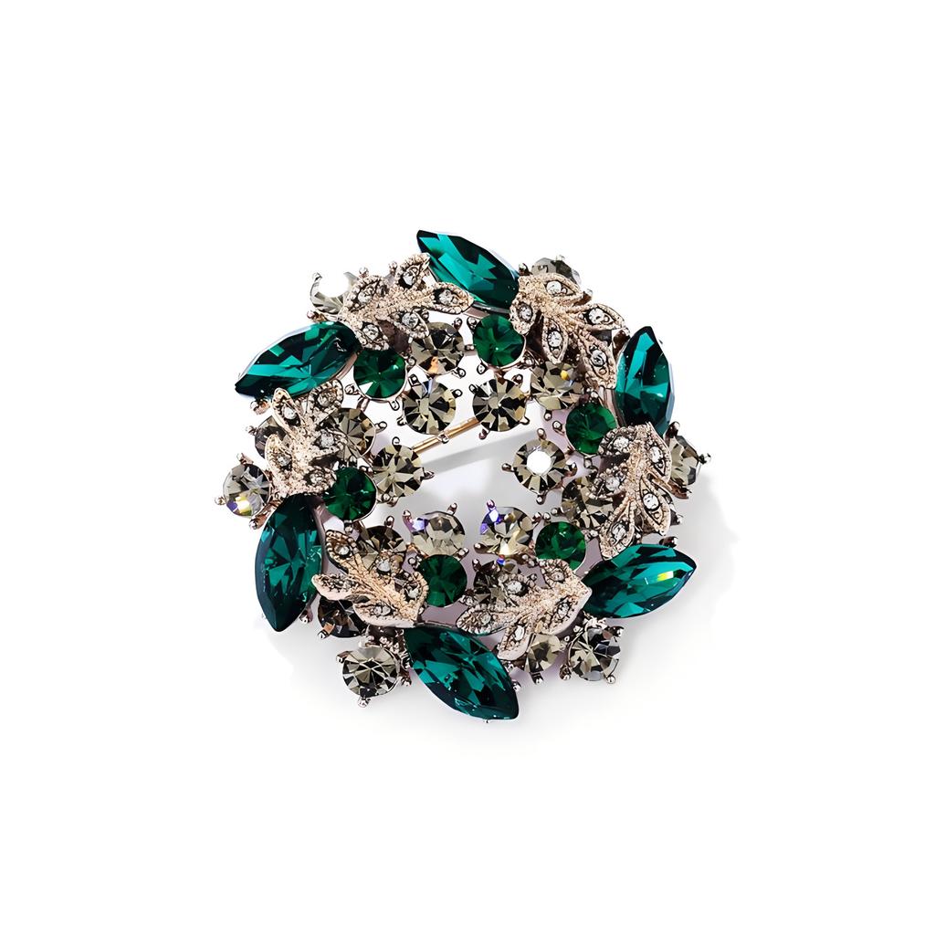Супер-вспышка темперамент баухиния кристалл высококачественный костюм маленькая брошь женская весенняя брошь на вырез аксессуары фиксированная одежда корсаж